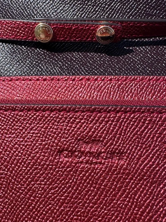 Coach Hayden  Crossbody Clutch in Ruby glitter NWOT - Picture 10 of 16